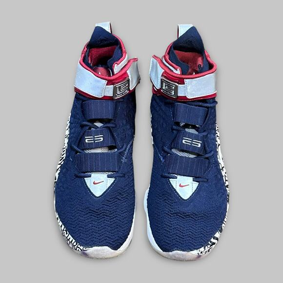 Nike LeBron 17 Graffiti Navy Men’s Basketball Shoes – Size 11 - Picture 3 of 7